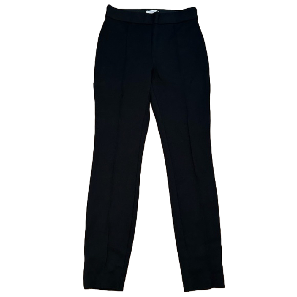 H&M Black Skinny Pleated High Waist Pants Size Small